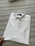 柒牌男裝長(cháng)袖襯衫男春秋商務(wù)休閑正裝人字紋男士翻領(lǐng)襯衣 曬單實(shí)拍圖