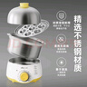 小熊（Bear）蒸蛋器 煮蛋器自動(dòng)斷電 小型迷你不銹鋼多功能 雙層早餐蒸煮雞蛋早餐神器 ZDQ-A07U1 雙層 【無(wú)蒸碗】 曬單實(shí)拍圖