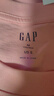 GAP男女裝2025夏季新款純棉泡泡膠印logo短袖T恤多色上衣729127 粉色 M (170/92A) 亞洲尺碼 曬單實(shí)拍圖