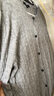 優(yōu)衣庫女裝紐花圓領(lǐng)針織開(kāi)衫/毛衣外套空調衫通勤秋冬新款481477 03 灰色 3XL 曬單實(shí)拍圖