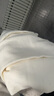 燦圖小香風(fēng)圓領(lǐng)針織衫女秋冬季新款假兩件長袖毛衣小個子寬松外套女裝 白色長袖毛衣 M 【建議105-120斤】 曬單實拍圖