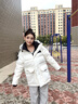 波司登（BOSIDENG）25新款極寒羽絨服女短款90鵝絨收腰顯瘦連帽保暖外套B250242302 【趨勢推薦】冰穹提花白9CW4 S 160/84A 體重約100-110斤 曬單實(shí)拍圖