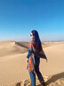 啄木鳥(niǎo)甘南內蒙古草原沙漠旅游紗巾女西北拍照披肩茶卡鹽湖川西敦煌穿搭 復古色 曬單實(shí)拍圖