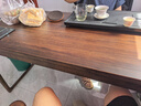 錦榆園胡桃木實(shí)木茶桌椅組合功夫小茶臺茶具套裝一體新中式家用陽(yáng)臺茶幾 1.6m干泡桌1中元椅+4小圍椅+邊柜 曬單實(shí)拍圖