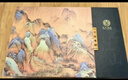 蘇氏陶瓷（SUSHI CERAMICS）手繪釉畫(huà)彩茶具套裝千里江山側把壺干泡盤(pán)五色茶杯文創(chuàng  )教師節禮物 曬單實(shí)拍圖