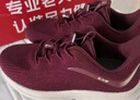 足力健老人鞋中老年輕便休閑散步鞋2431380J 女 酒紅 38 曬單實(shí)拍圖