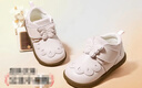 牧童女童公主鞋冬季加絨軟底小皮鞋甜美蝴蝶結女寶寶皮靴 奶昔粉29 曬單實(shí)拍圖