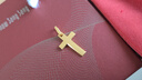 周生生黃金吊墜 足金十字架掛墜 不含素金項鏈86202P計價(jià) 2克 曬單實(shí)拍圖