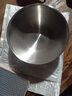 打蛋器專(zhuān)用打蛋碗不銹鋼打蛋碗沙拉碗打蛋器必備打蛋碗不銹鋼廚房烘焙必備 17.5cm帶刻度【700毫升】 曬單實(shí)拍圖