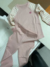 Q21【中暖】小暖皮兒童保暖內衣套裝男女童秋衣秋褲校服神器 暖米色-純色款 165 成人女款 曬單實(shí)拍圖