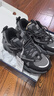 FILA 斐樂(lè )女鞋貓爪鞋5代老爹鞋運動(dòng)鞋黑色鞋子休閑鞋厚底鞋女 黑/城堡灰-BV 38 曬單實(shí)拍圖