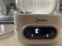 美的（Midea）花漾0膠水全玻璃全自動(dòng)養生壺 辦公室多功能煮茶壺 燒水壺恒溫電熱水壺煮茶器花茶壺1L YS10B101 曬單實(shí)拍圖