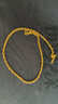 菜百首飾 黃金項鏈 時(shí)尚大氣黃金圓環(huán)絞絲鏈素鏈黃金鎖骨鏈 計價(jià) HJ 黃金項鏈 約22.91g 約50cm 曬單實(shí)拍圖