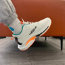 啄木鳥(niǎo)增高鞋男隱形內增高5cm8cm透氣防滑青年跑步鞋百搭運動(dòng)休閑鞋子男 白桔TS12-增高8cm 43 曬單實(shí)拍圖