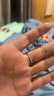 中國黃金（CHINA GOLD）S925銀一見(jiàn)鐘情戒指男女款情侶一對指環(huán)結婚情人節生日禮物送女友 【今/次日達】一見(jiàn)鐘情情侶對戒 曬單實(shí)拍圖