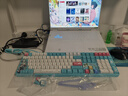 AKKO 初音未來(lái)二次元IP聯(lián)名電競游戲ai客制化三模機械鍵盤(pán)全鍵熱插拔鍵盤(pán)鋼琴軸-綠色款  曬單實(shí)拍圖
