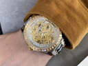 勞力士王子瑞士手表男機械表商務(wù)鑲鉆圈鏤空夜光防水高檔鎢鋼帶十大品牌男表 間白【珍藏版】進(jìn)口機芯 終身質(zhì)保 42mm 曬單實(shí)拍圖