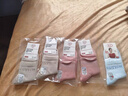 浪莎襪子女100%純棉可愛(ài)春秋季女士棉襪中筒韓版時(shí)尚長(cháng)襪冬天透氣短襪 曬單實(shí)拍圖