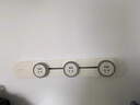 西門(mén)子（SIEMENS）旗艦款軌道插座 明裝帶總控軌道插板套裝 白色60cm+3五孔模塊 曬單實(shí)拍圖