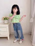 G.DUCKKIDS小黃鴨童裝女童牛仔褲春秋季好看兒童秋裝褲子女寶直筒闊腿長(cháng)褲 圖片色 130 (建議115-125cm 5.2-7周歲) 曬單實(shí)拍圖
