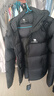 駱駝羽絨服男女同款輕薄羽絨服男鴨絨面包服情侶外套冬季 幻影黑 男款,7089H L 曬單實拍圖