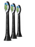 飛利浦（PHILIPS）電動(dòng)牙刷刷頭  鉆石亮白型刷頭W2 HX6063/96 3支裝黑色 適配鉆石3系 5系、9系 曬單實(shí)拍圖