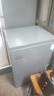 美的（Midea）家用冰柜100/200/300升小型專(zhuān)利減霜冷藏冷凍保鮮囤貨臥式冰柜商用大容量一級能效臥式電冰箱 減霜80% 143L 灰色 143KMF(E) 曬單實(shí)拍圖