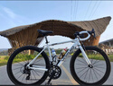 沃雷頓（VORLAD）追風(fēng)200破風(fēng)型彎把公路自行車(chē)禧瑪諾14速鋁合金車(chē)架公路車(chē) 白色 480mm（建議身高165-175cm） 曬單實(shí)拍圖