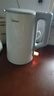 美的（Midea）電水壺熱水壺 大容量家用燒水壺 雙層防燙 304不銹鋼無(wú)縫內膽 大功率快速燒水沸騰 1.5L 【一鍵開(kāi)蓋I無(wú)縫內膽】 曬單實(shí)拍圖