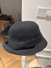 俞兆林中華民國復古羊毛禮帽秋冬法式風(fēng)格盆帽蝴蝶結赫本風(fēng)格圓頂漁夫帽 氣質(zhì)黑 M(54-58cm) 曬單實(shí)拍圖