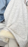 棉致白灰加絨加厚羊羔絨運動(dòng)褲子女秋冬季寬松高腰直筒休閑褲衛褲棉褲 白灰色【221羊羔絨高品質(zhì)30.5】 L 105-120斤 曬單實(shí)拍圖