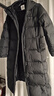 伯希和（Pelliot）[極光MAX]鵝絨羽絨服長(cháng)款冬季女戶(hù)外連帽保暖加厚外套12340806黑M 曬單實(shí)拍圖