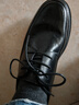 百麗通勤商務(wù)皮鞋2025男牛皮褶皺增高休閑鞋A1373AM4 黑色2  40 曬單實(shí)拍圖