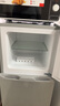 新飛（Frestec）118升雙門兩門家用小型電冰箱迷你宿舍租房二門冰箱節(jié)能環(huán)保（鈦空銀）BCD-118L2D 曬單實(shí)拍圖