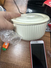 維艾（Newair）泡面碗陶瓷帶蓋帶手柄宿舍用學(xué)生高顏值大容量可微波爐飯碗便當盒 曬單實(shí)拍圖