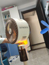 創(chuàng  )維【全屋驅蚊】空氣循環(huán)扇家用電風(fēng)扇落地扇2025新款大風(fēng)量語(yǔ)音遙控輕音節能臥室小風(fēng)扇Q522 白咖色 曬單實(shí)拍圖