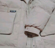 雅鹿【千鳥(niǎo)格】中長(cháng)款羽絨服女款冬季時(shí)尚過(guò)膝拼接羽絨外套女 卡其米 L (165) 【推薦125-140斤】 曬單實(shí)拍圖