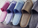 奈加圖10雙裝五星級酒店一次性拖鞋待客人批發(fā)居家用室內加厚底女士拖鞋 【男女款】亞麻半包混搭【10雙裝】 曬單實(shí)拍圖