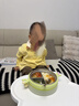 babycare兒童保溫餐盤(pán) 寶寶分格餐盤(pán)防摔吃飯碗 嬰幼兒輔食餐具-青色720ML 曬單實(shí)拍圖