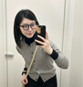 優(yōu)衣庫驚喜價女裝紐花圓領(lǐng)針織開衫/毛衣外套空調(diào)衫通勤481477 03 灰色 S 曬單實(shí)拍圖