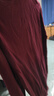 優(yōu)衣庫男裝女裝精紡美利奴羊毛圓領(lǐng)針織衫/毛衣毛衫25新款478535 18 暗紅色 M /170/92A 曬單實(shí)拍圖