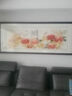 宋禮庭 SOGLYTIN蘇繡裝框成品 真絲底料實(shí)木框 花開(kāi)富貴金色牡丹圖客廳背景墻裝飾 花開(kāi)富貴裝框208x88CM 曬單實(shí)拍圖