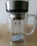 富光大容量高硼硅雙層玻璃杯帶茶隔加厚水杯子帶把泡茶杯辦公杯 曬單實(shí)拍圖