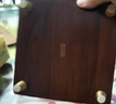 銅師傅 黑胡桃原木《底座》工藝品擺件方形實(shí)木底座 底座(15厘米*15厘米) 曬單實(shí)拍圖