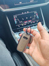 泉創(chuàng  )輕奢奧迪羊皮汽車(chē)鑰匙套適用a6l/q7q8全包a4l/a8l高檔男殼扣q5la3 大象灰【簡(jiǎn)約繩】法國山羊皮 曬單實(shí)拍圖