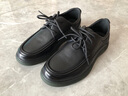 康奈男鞋商務(wù)休閑鞋軟面羊皮系帶深口皮鞋男真皮2025年秋季新款黑色41 曬單實(shí)拍圖