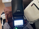 神牛閃光燈 v1 機頂閃光燈外拍燈口袋燈便攜攝影高速TTL鋰電熱靴燈 圓燈頭v1閃光燈 適配佳能 曬單實(shí)拍圖