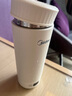 美的（Midea）便攜式電熱水杯 電熱水壺 保溫燒水杯 350ml迷你便攜式旅行出差 智能恒溫加熱杯 316L不銹鋼無(wú)異味 0.35L 【精準控溫】MK-DB35X22 曬單實(shí)拍圖