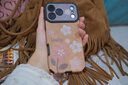 素洛適用蘋(píng)果17promax手機殼翻毛皮油畫(huà)小花iPhone16pro創(chuàng  )意簡(jiǎn)約帶掛繩15美拉德14高級感好看13保護套 大視窗棕翻毛皮-油畫(huà)小花+掛繩 iPhone 17 Pro Max 曬單實(shí)拍圖