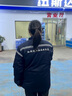 耐帝冬季防靜電工作服加厚勞保服中石化石油加油站中長(zhǎng)款棉大衣防寒服 【棉衣】-藏藍(lán)色/S2203款（網(wǎng)格防靜電） XL (175) 曬單實(shí)拍圖